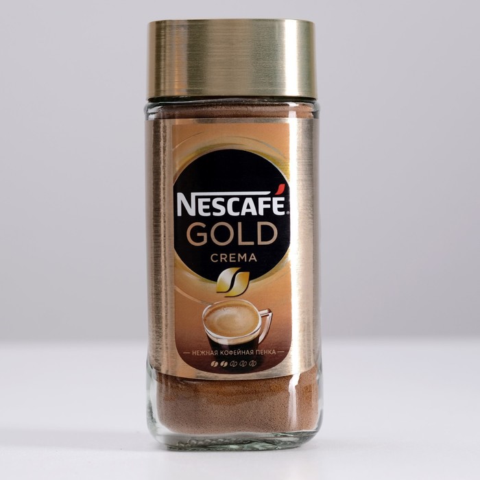 Кофе Nescafe Gold Crema, растворимый, 95 г 
Кофе Nescafe Gold Crema, растворимый, 95 г