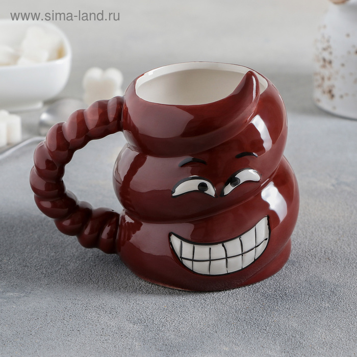 Кружка «Какашечка», 300 мл, 13,5×9×10,5 см
Кружка «Какашечка», 300 мл, 13,5×9×10,5 см