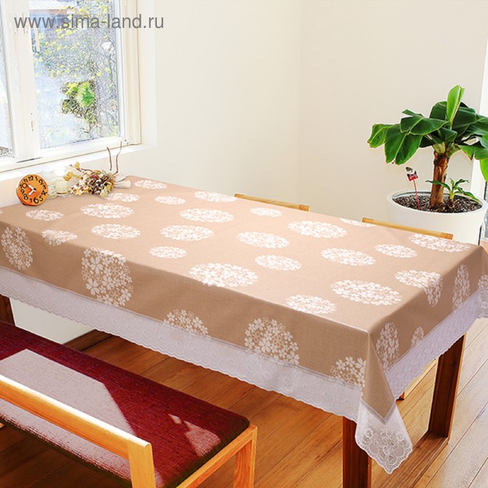 Скатерть Meiwa, круглая 178 см, цвет бежевый
Скатерть Meiwa, круглая 178 см, цвет бежевый