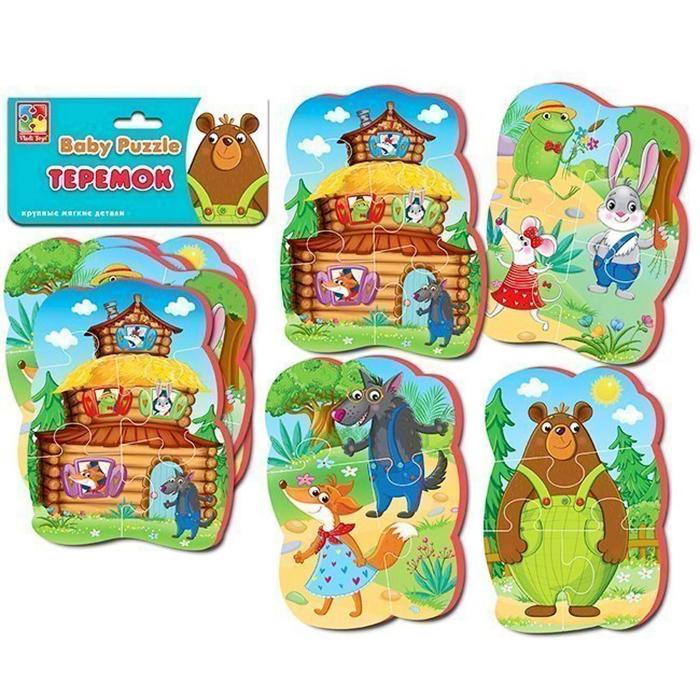 Мягкий пазл «Теремок» 4 картинки
Мягкий пазл «Теремок» 4 картинки