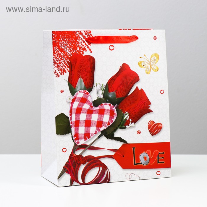 Пакет подарочный ламинированный, 26 x 32 x 12 см
Пакет подарочный ламинированный, 26 x 32 x 12 см