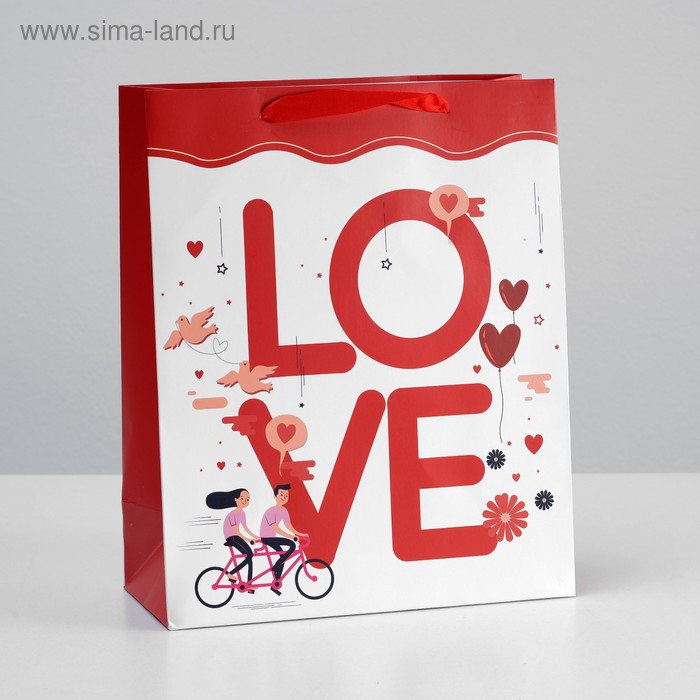 Пакет подарочный ламинированный, 26 x 32 x 12 см
Пакет подарочный ламинированный, 26 x 32 x 12 см