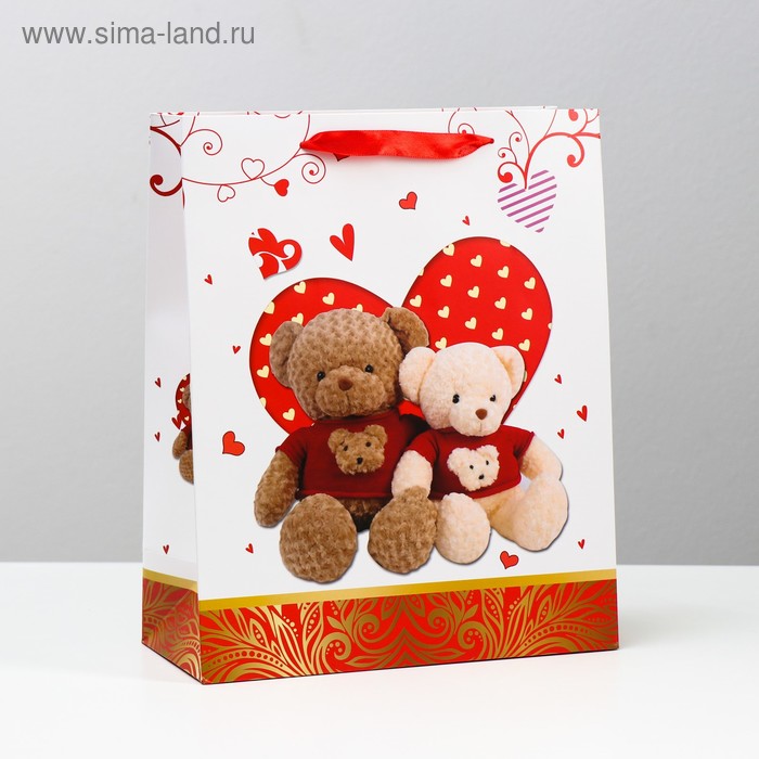 Пакет подарочный ламинированный, 26 x 32 x 12 см
Пакет подарочный ламинированный, 26 x 32 x 12 см