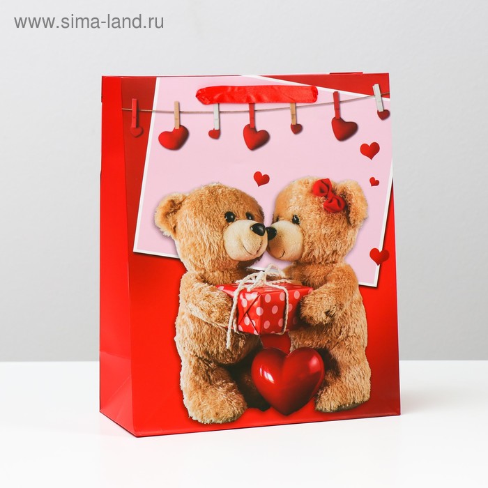 Пакет подарочный ламинированный, 26 x 32 x 12 см 
Пакет подарочный ламинированный, 26 x 32 x 12 см