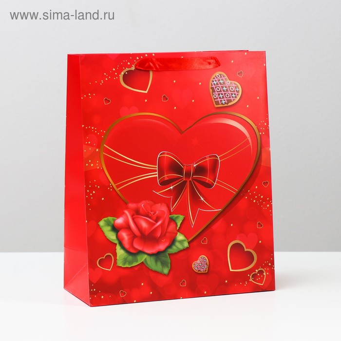 Пакет подарочный ламинированный, 26 x 32 x 12 см
Пакет подарочный ламинированный, 26 x 32 x 12 см