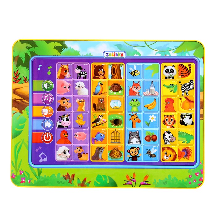 фото Планшет развивающий «соединяй пары», звуковые эффекты, работает от батареек zabiaka