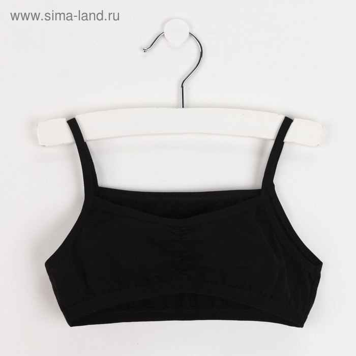 Топ-майка для девочки, цвет чёрный, рост 140-146 см
Топ-майка для девочки, цвет чёрный, рост 140-146 см