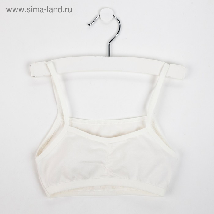 Топ-майка для девочки, цвет кремовый, рост 152 см
Топ-майка для девочки, цвет кремовый, рост 152 см