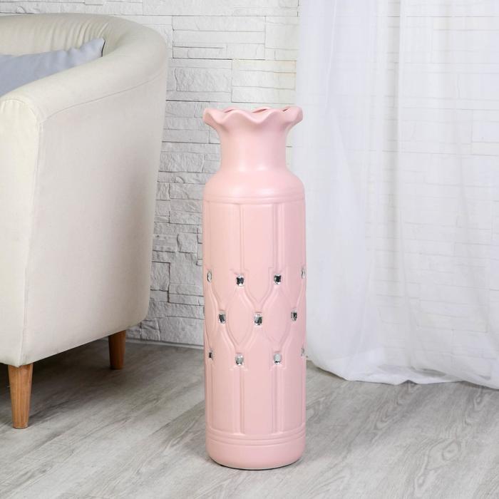 Ваза напольная керамика "Вилена" 17*60 см, розовый
Ваза напольная керамика "Вилена" 17*60 см, розовый