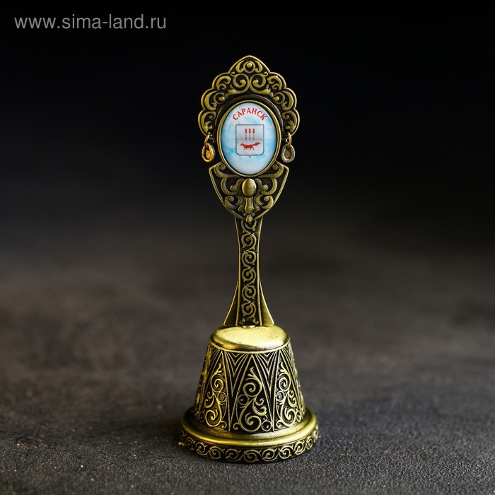 Колокольчик в форме кокошника «Саранск. Собор Святого Феодора Ушакова»
Колокольчик в форме кокошника «Саранск. Собор Святого Феодора Ушакова»