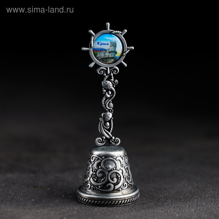 Колокольчик в форме штурвала «Крым. Ласточкино гнездо»
Колокольчик в форме штурвала «Крым. Ласточкино гнездо»