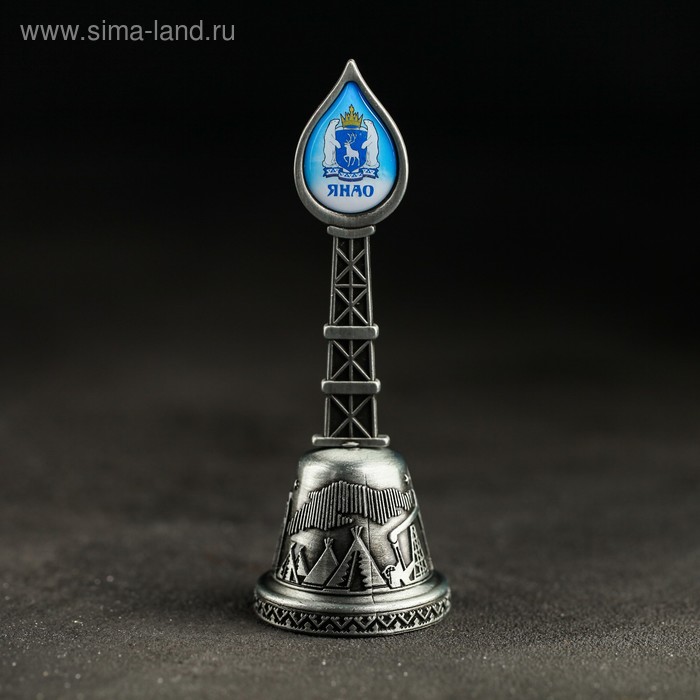 Колокольчик в форме капли «ЯНАО. Северный олень»
Колокольчик в форме капли «ЯНАО. Северный олень»