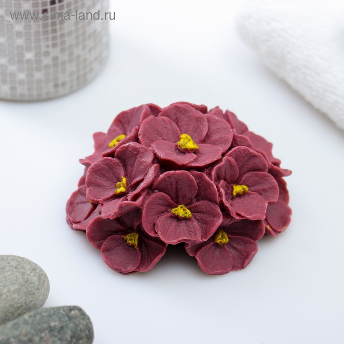 Мыло фигурное "Букет фиалок" фиолетовый 95 г 
Мыло фигурное "Букет фиалок" фиолетовый 95 г