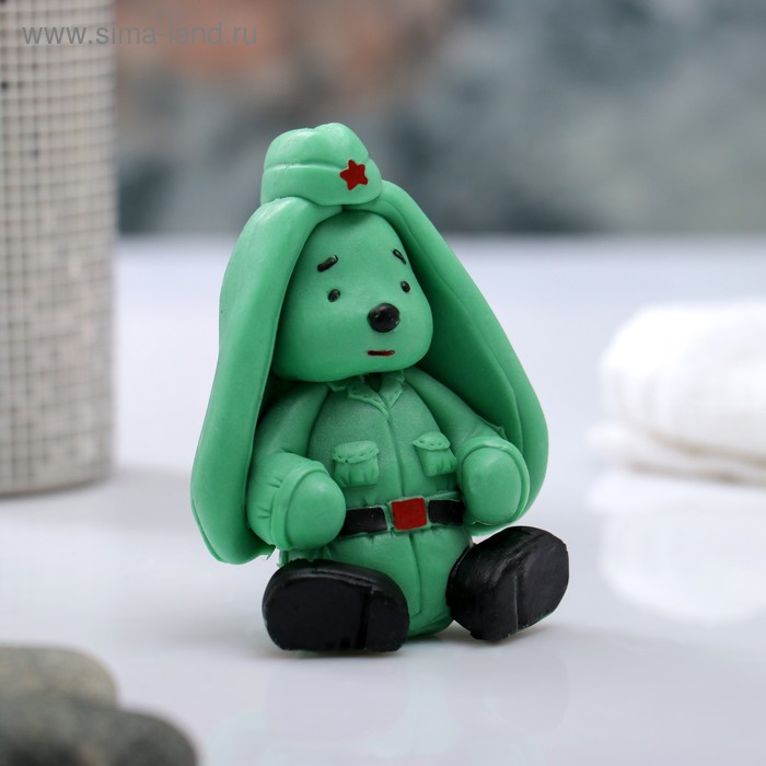 Мыло фигурное "Заяц солдат" 80 г
Мыло фигурное "Заяц солдат" 80 г