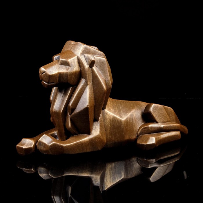 Статуэтка "Лев" оригами, бронзовый, 21 см
Статуэтка "Лев" оригами, бронзовый, 21 см