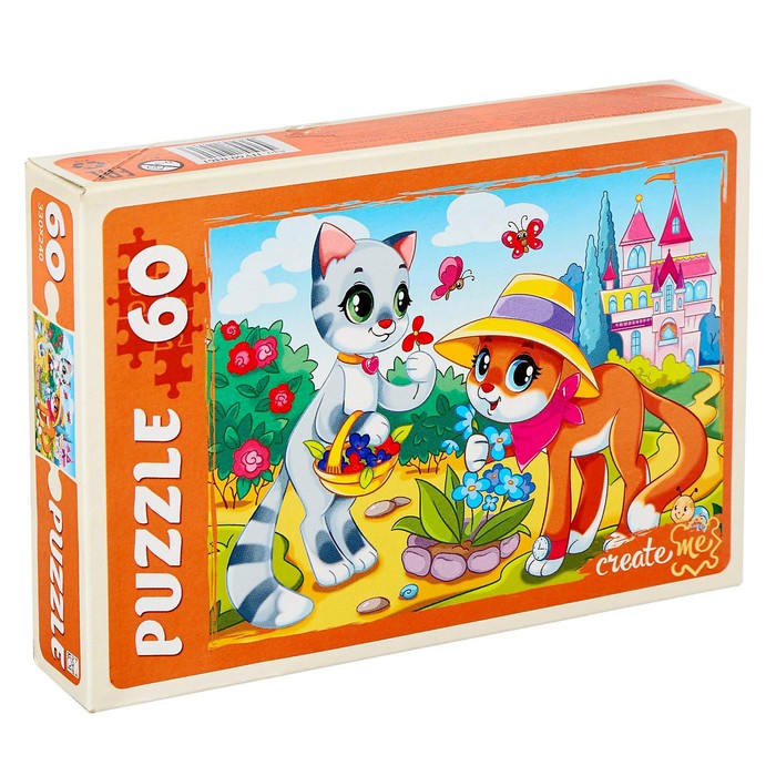 Пазл «Милые котята», 60 элементов
Пазл «Милые котята», 60 элементов