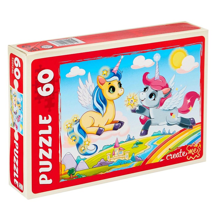 Пазл «Единороги», 60 элементов
Пазл «Единороги», 60 элементов