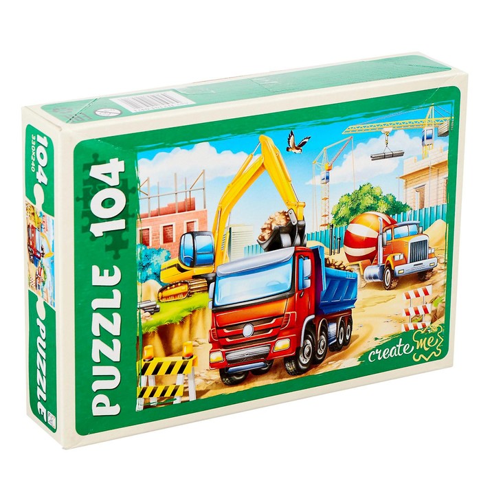 Пазл «Большая стройка», 104 элемента 
Пазл «Большая стройка», 104 элемента