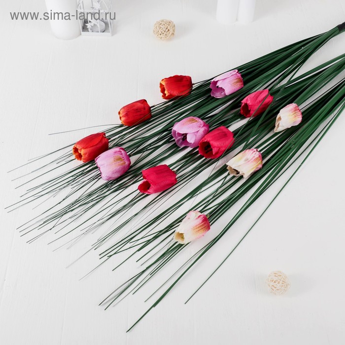 Декор "Осока с крупными тюльпанами" 150 см, микс
Декор "Осока с крупными тюльпанами" 150 см, микс