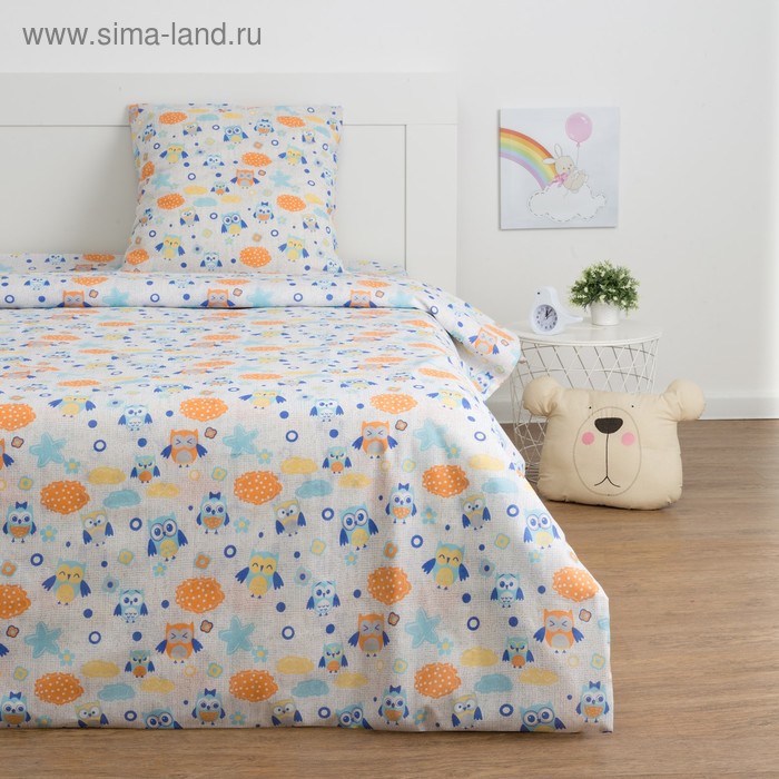 Детское постельное бельё Экономь и Я «Сова» 1.5сп, цвет серый, 147х210±5см, 150х214±5см, 70х70±5см - 1шт
Детское постельное бельё Экономь и Я «Сова» 1.5сп, цвет серый, 147х210±5см, 150х214±5см, 70х70±5см - 1шт