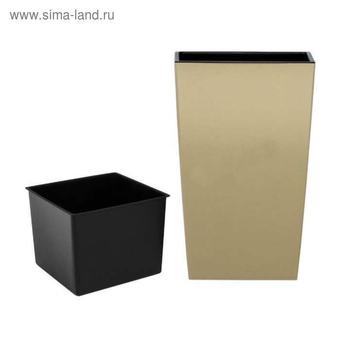 Кашпо URBI SQUARE, 2 предмета: внутренняя и наружная ёмкости, 37 и 91.5 л, цвет кофе
Кашпо URBI SQUARE, 2 предмета: внутренняя и наружная ёмкости, 37 и 91.5 л, цвет кофе