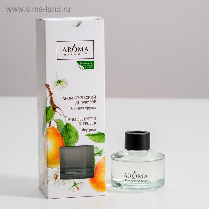 Диффузор ароматический, 50 мл, сочная груша
Диффузор ароматический, 50 мл, сочная груша