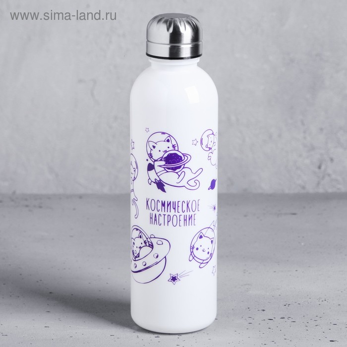 Бутылка для воды «Космическое настроение», 700 мл
Бутылка для воды «Космическое настроение», 700 мл