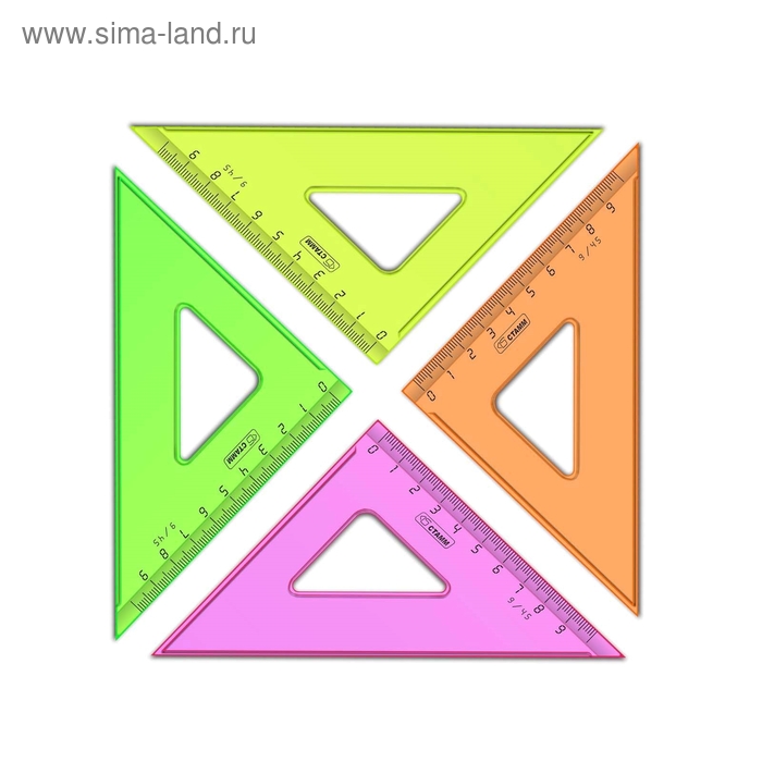 Треугольник 9 см "Стамм" Neon Cristal, 45°, микс
Треугольник 9 см "Стамм" Neon Cristal, 45°, микс