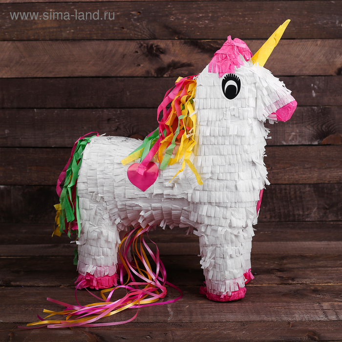 Пиньята «Единорог», с лентами
Пиньята «Единорог», с лентами