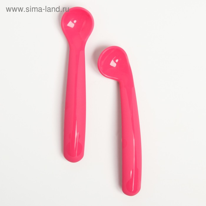 Набор детский ложечек для кормления, 2 шт., цвет розовый
Набор детский ложечек для кормления, 2 шт., цвет розовый