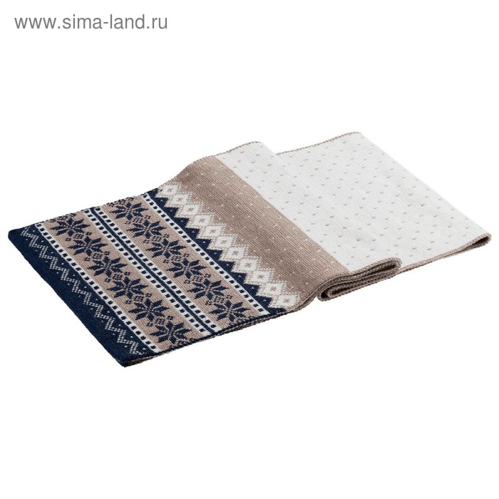 Шарф Happy View, цвет бежевый, синий
Шарф Happy View, цвет бежевый, синий