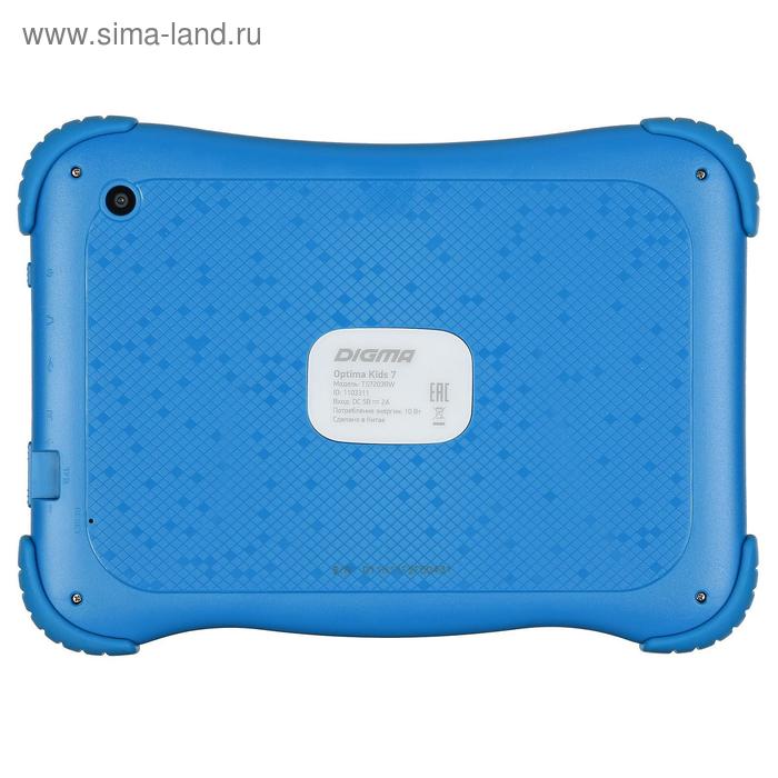 фото Планшет digma optima kids 7 rk3126с, ram1гб, rom16, 7", голубой