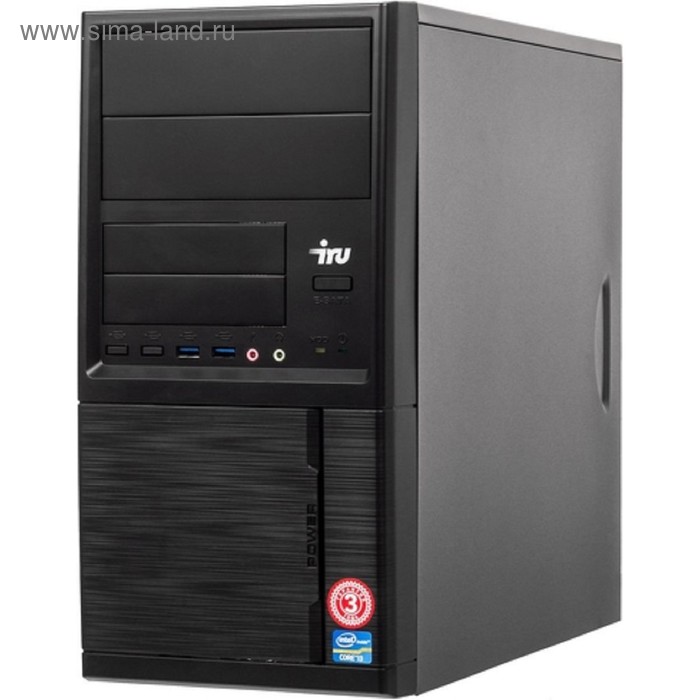 Компьютер IRU Office 313 MT i3 9100F (3.6), 8Гб, SSD480Гб, GT710 1Гб, 400W, черный
Компьютер IRU Office 313 MT i3 9100F (3.6), 8Гб, SSD480Гб, GT710 1Гб, 400W, черный