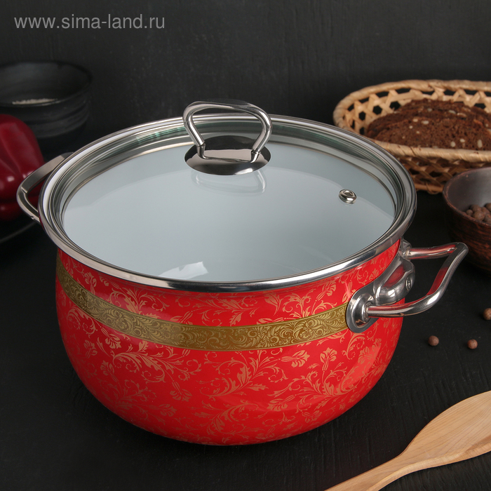 Кастрюля «Арабская ночь», 4 л, стеклянная крышка, цвет красный
Кастрюля «Арабская ночь», 4 л, стеклянная крышка, цвет красный