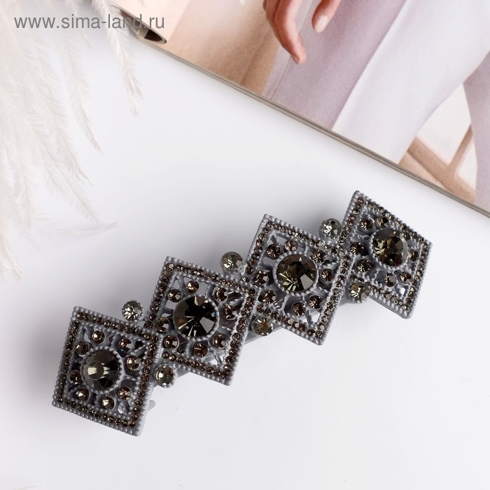 Заколка-автомат для волос "Мэриан" 8,5 см, ромбики
Заколка-автомат для волос "Мэриан" 8,5 см, ромбики