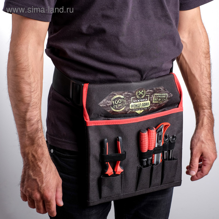 Набор инструментов в сумке "Мужчина номер один", подарочная упаковка, 6 предметов
Набор инструментов в сумке "Мужчина номер один", подарочная упаковка, 6 предметов