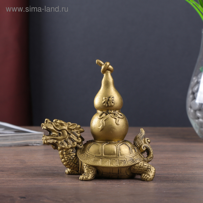 Нэцке полистоун бронза "Драконочерепаха с хулу на панцире" 12,5х11х5,5 см
Нэцке полистоун бронза "Драконочерепаха с хулу на панцире" 12,5х11х5,5 см