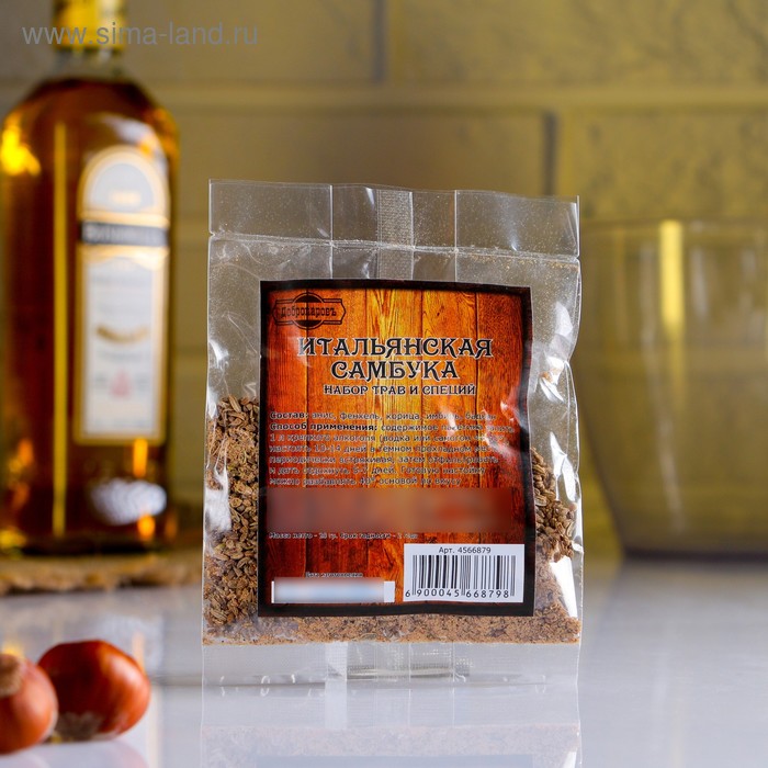 Набор из трав и специй для приготовления настойки "Итальянская самбука" Добропаровъ 20 гр
Набор из трав и специй для приготовления настойки "Итальянская самбука" Добропаровъ 20 гр