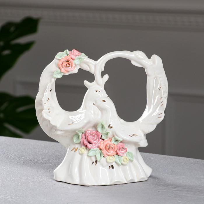 Статуэтка "Голуби свадебные", белая, цветная лепка, 19 см, микс
Статуэтка "Голуби свадебные", белая, цветная лепка, 19 см, микс