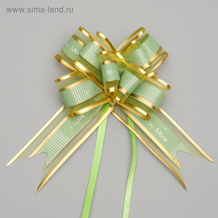 Бант-шар №3, цвет зеленый
Бант-шар №3, цвет зеленый