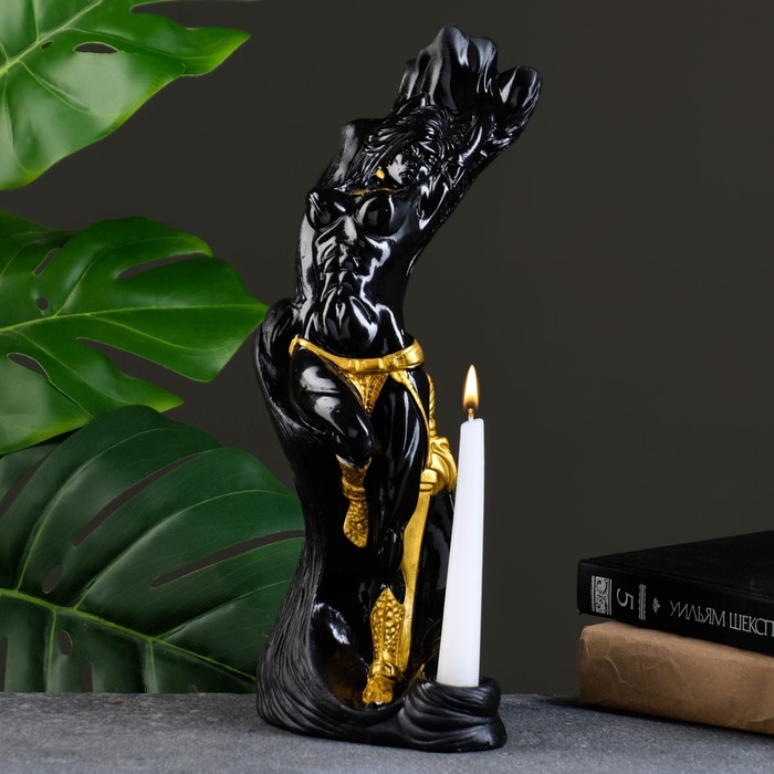 Фигура "Амазонка" черный лак, 17х33х15см
Фигура "Амазонка" черный лак, 17х33х15см