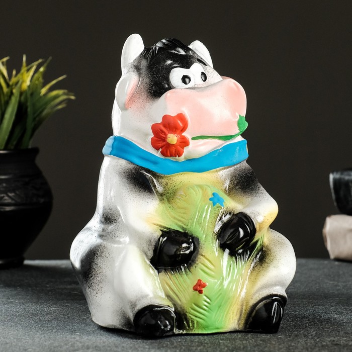 Копилка "Бычок с сеном" белый
Копилка "Бычок с сеном" белый