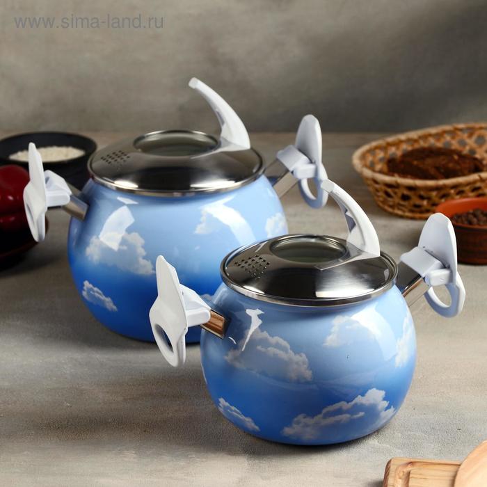 Набор кастрюль «Небесный» 2 предмета: 2 л, 3,5 л
Набор кастрюль «Небесный» 2 предмета: 2 л, 3,5 л