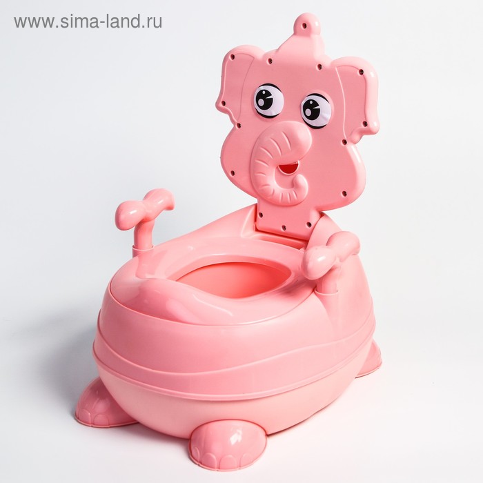 Горшок туалетный детский «Слоник», цвет розовый
Горшок туалетный детский «Слоник», цвет розовый