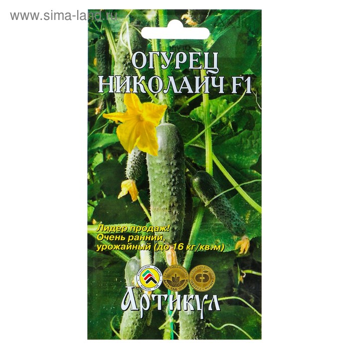 Семена Огурец "Николаич" F1, 8 шт
Семена Огурец "Николаич" F1, 8 шт