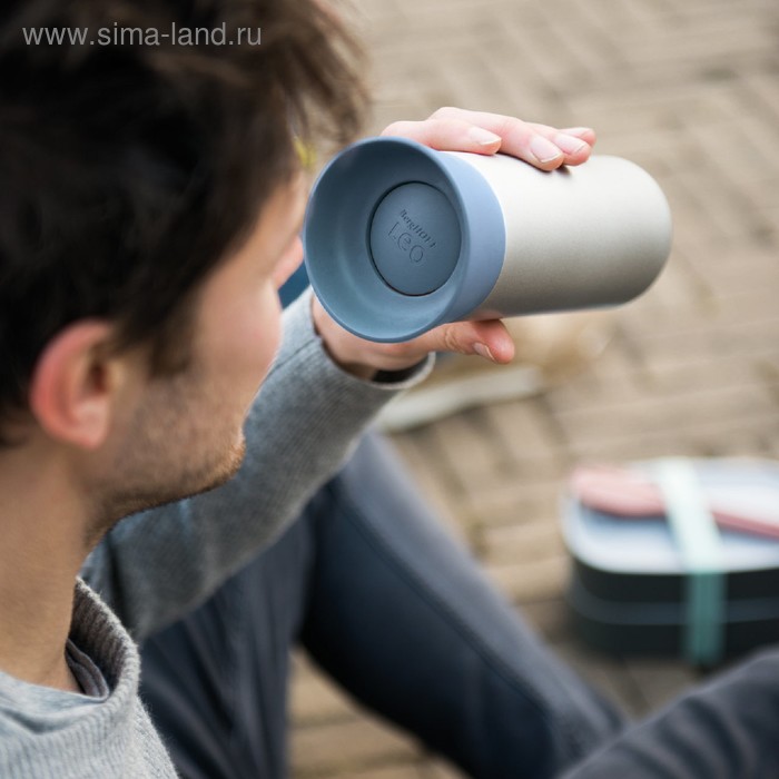 Термокружка дорожная Leo 330 мл, синяя
Термокружка дорожная Leo 330 мл, синяя