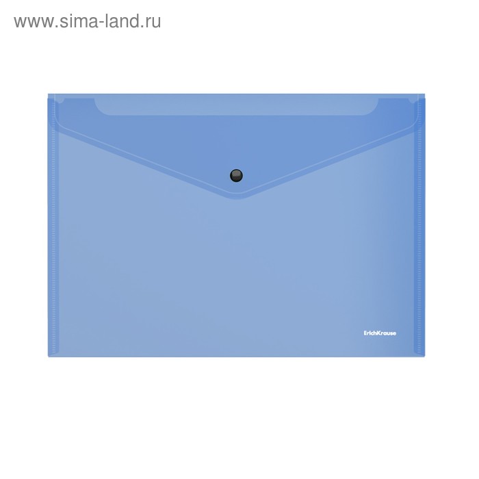 Папка-конверт на кнопке А4, 180 мкм, ErichKrause Glossy Vivid, глянцевая, полупрозрачная, синяя
Папка-конверт на кнопке А4, 180 мкм, ErichKrause Glossy Vivid, глянцевая, полупрозрачная, синяя