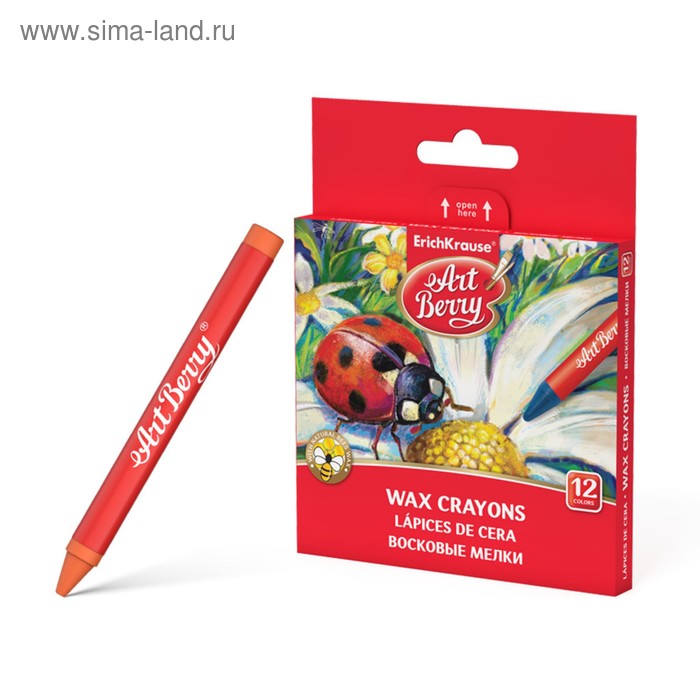 Мелки восковые 12 цветов ErichKrause ArtBerry
Мелки восковые 12 цветов ErichKrause ArtBerry