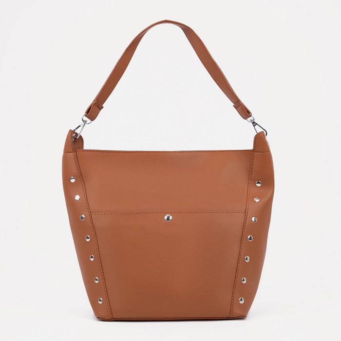 Сумка женская, отдел на молнии, 2 наружных кармана, длинный ремень, цвет коричневый
Сумка женская, отдел на молнии, 2 наружных кармана, длинный ремень, цвет коричневый