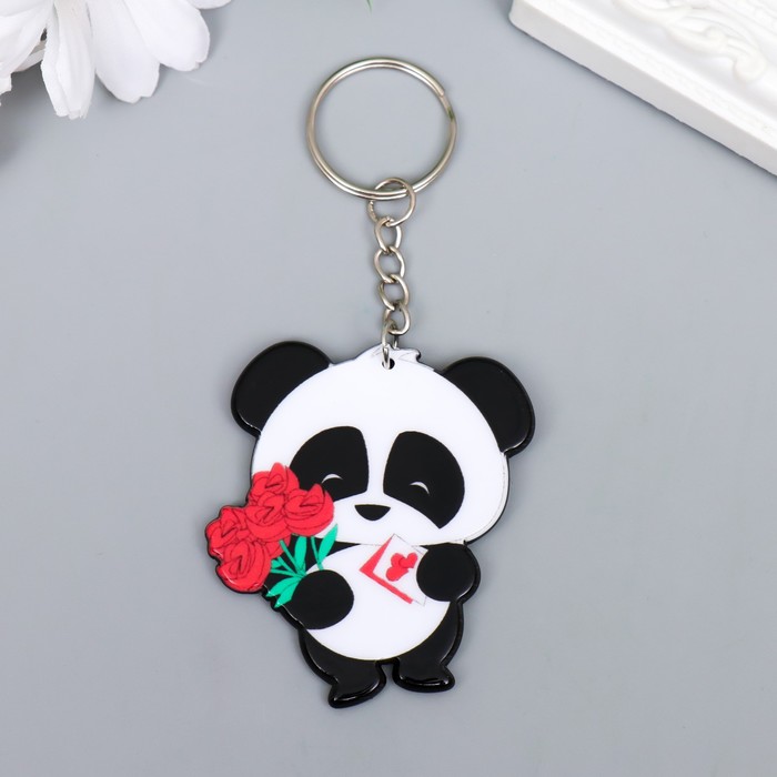Брелок акрил "Панда-романтик" 5,3х4,6 см
Брелок акрил "Панда-романтик" 5,3х4,6 см